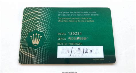 nuova card rolex|rolex papers warranty.